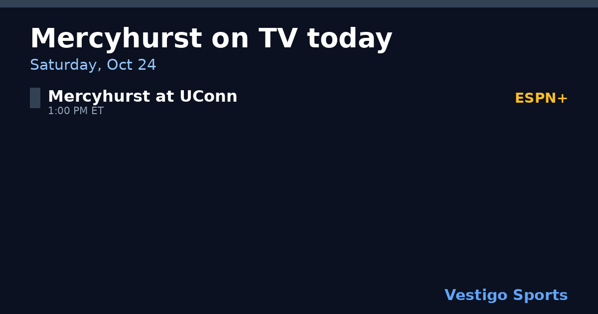 Share card: Mercyhurst Lakers games on TV Saturday, Oct 24