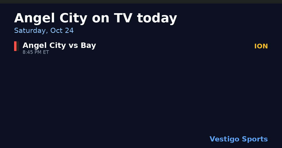 Share card: Angel City FC games on TV Saturday, Oct 24