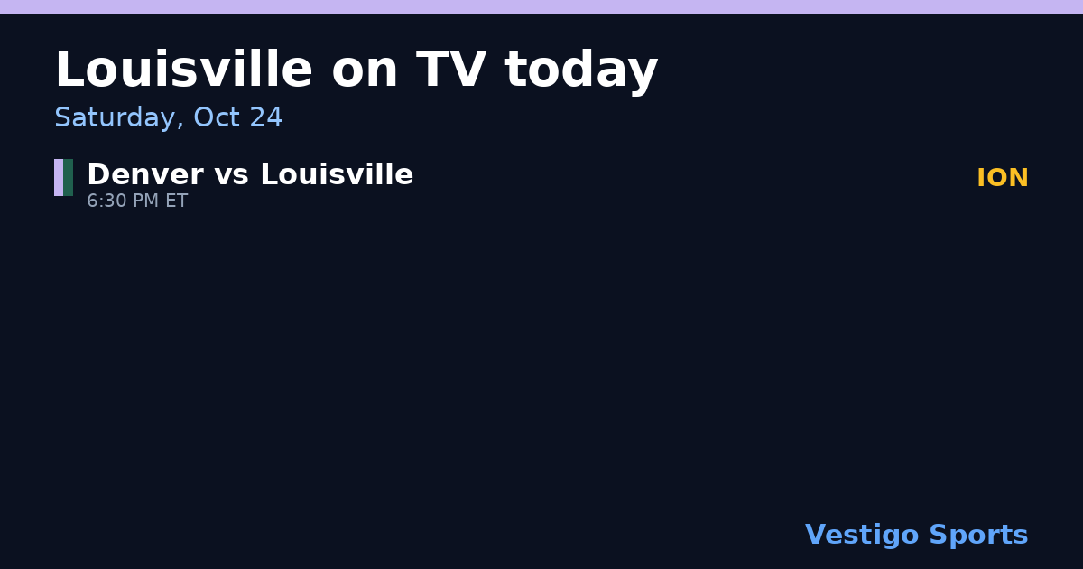 Share card: Racing Louisville FC games on TV Saturday, Oct 24