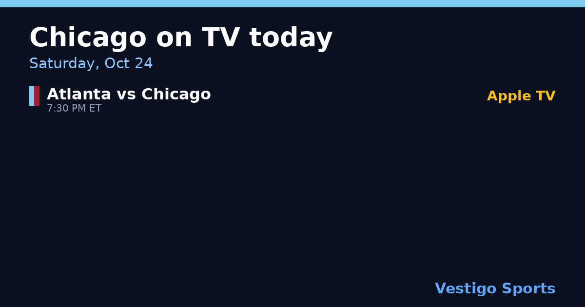 Share card: Chicago Fire FC games on TV Saturday, Oct 24