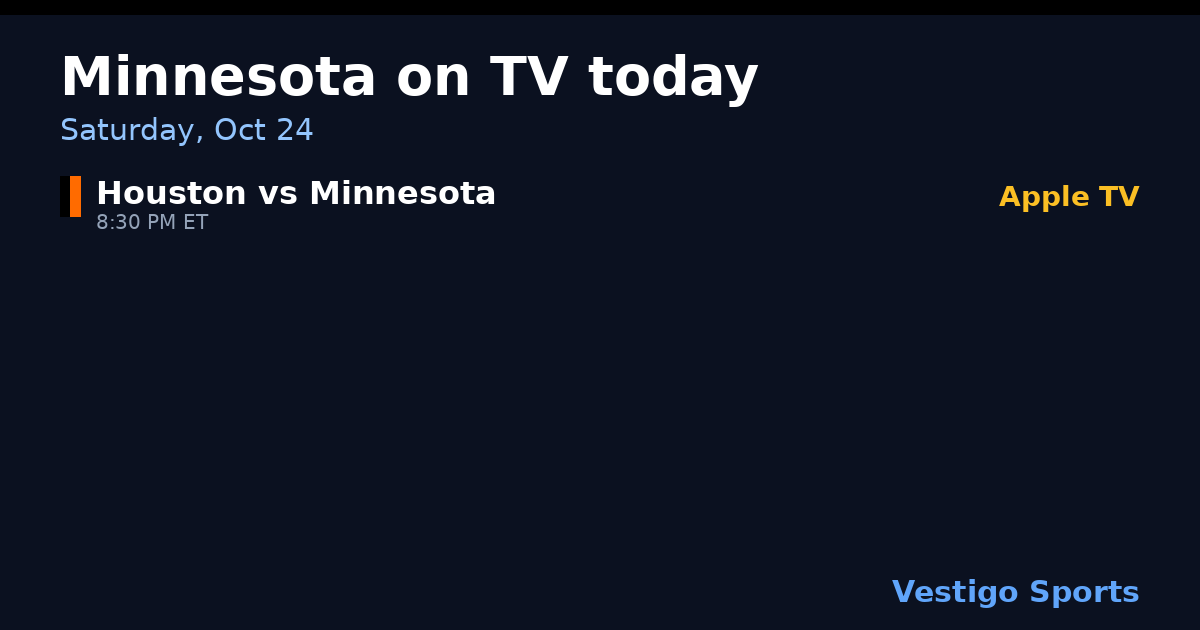 Share card: Minnesota United FC games on TV Saturday, Oct 24