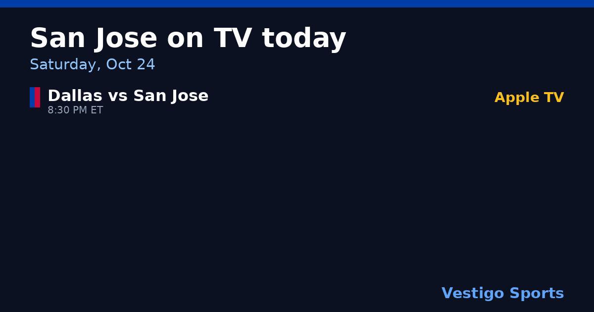 Share card: San Jose Earthquakes games on TV Saturday, Oct 24