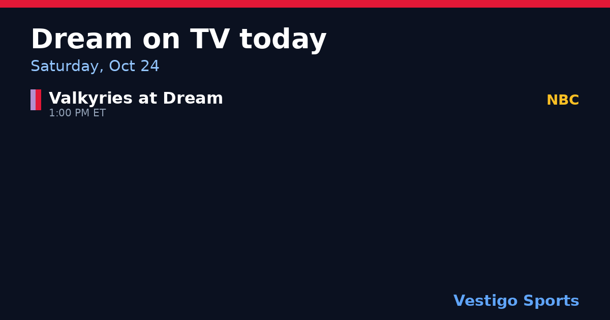 Share card: Atlanta Dream games on TV Saturday, Oct 24